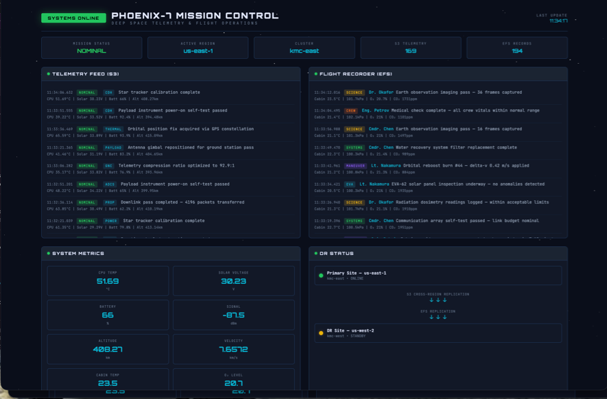 Scenario 1 - Primary site back up and active